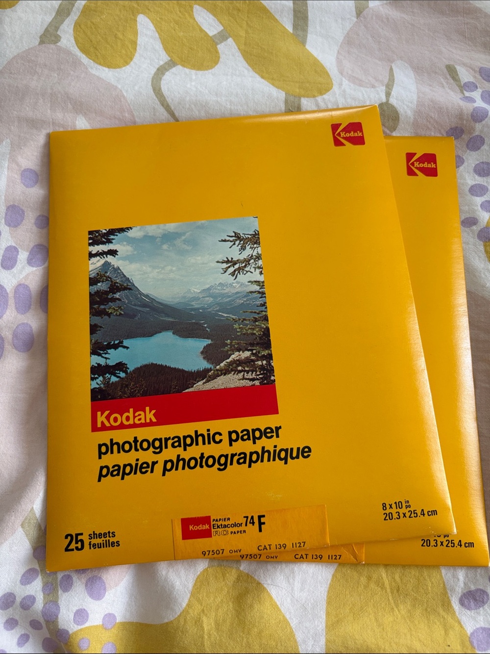 Vintage Kodak photographic paper - brand new dead stock, unopened